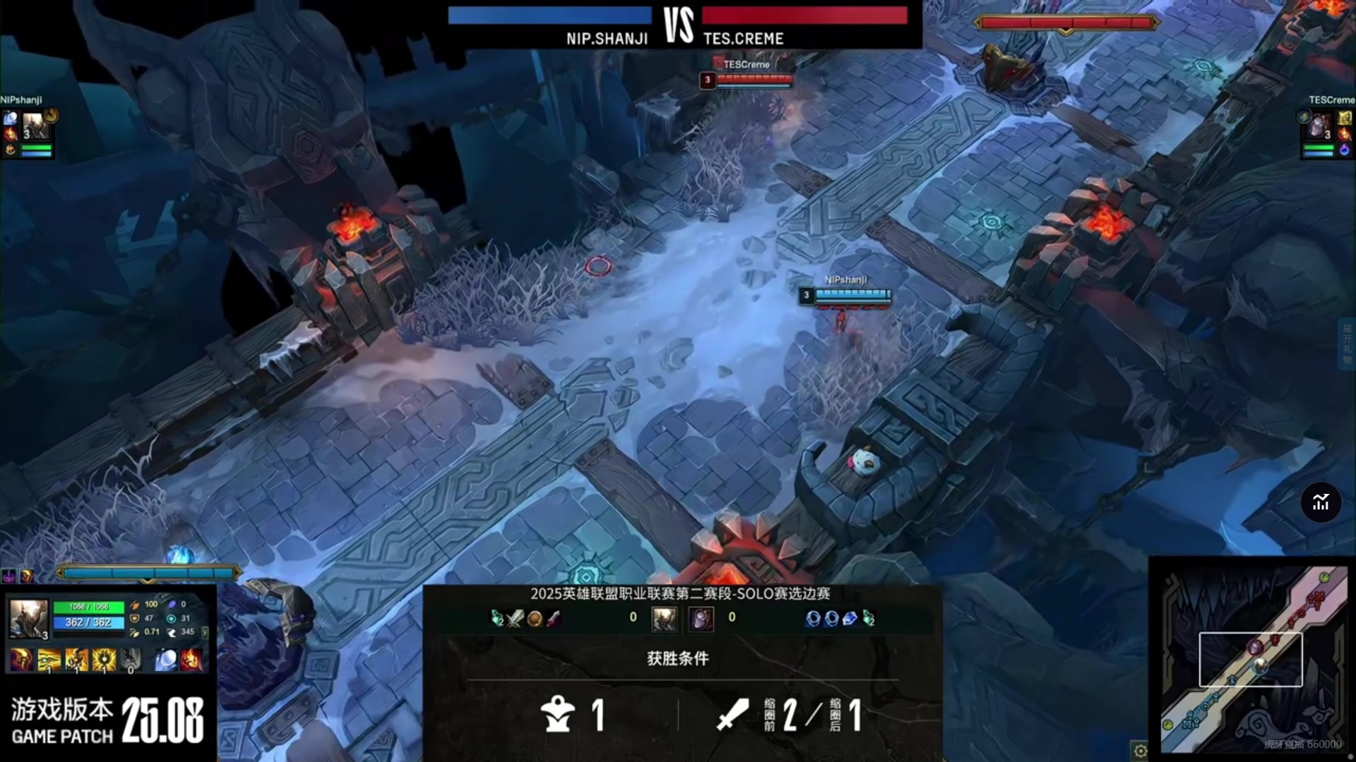 金年会金字招牌信誉至上真被虐了！Creme发条两度单杀shanji潘森 TES获得优先选边权